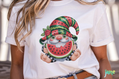 Cute Gnome In Summer Clipart Product Image 5