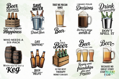 Beer And Coffee Themed Kitchen Towel PNG Product Image 2