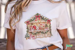 Cozy Christmas Watercolor Clipart Product Image 2