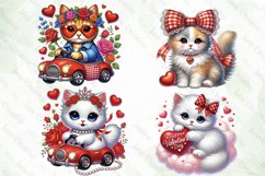 Cute Kitten Valentine’s Day Sublimation Product Image 3