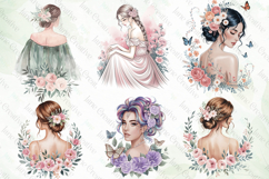 Beautiful Girl With Flowers Sublimation Product Image 3