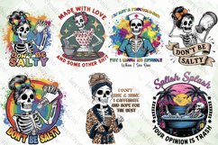 Retro Sarcastic Skeleton Sublimation Product Image 3