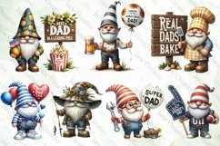 Father’s Day Gnomes Sublimation Clipart Product Image 3