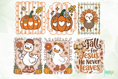 Preppy Coquette Fall Sublimation Clipart Product Image 2
