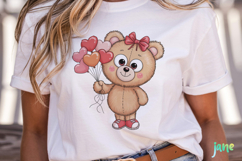 Valentine Teddy Bear Clipart Product Image 5