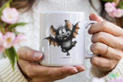 Quirky Bat Clipart Sublimation Product Image 3
