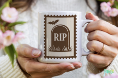 Halloween Postage Stamp SVG Product Image 3