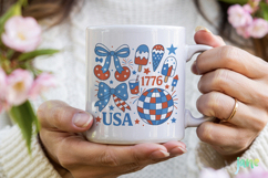 Coquette Bow 4th Of July Svg Product Image 3
