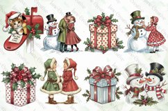Vintage Christmas Bundle PNG Sublimation Product Image 3