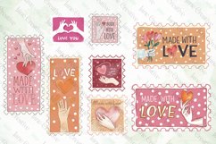 Happy Valentines Day Set Postage Stamps Bundle Product Image 3