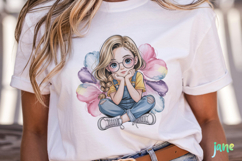 Cute Little Girl Sublimation Product Image 3