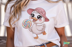 Summer Baby Duck Watercolor Clipart Product Image 5