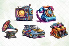Retro Colorful Elements Collection Sublimation Product Image 3