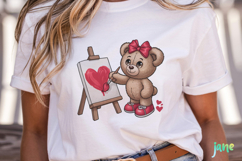 Valentine Teddy Bear Clipart Product Image 5
