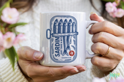 Retro Sardines SVG PNG Sublimation Product Image 3