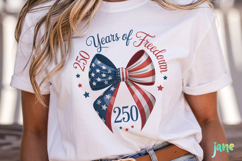 America Bow 4th of July Sublimation Product Image 4