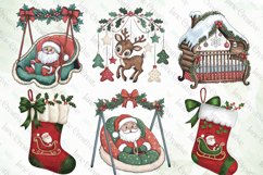 Baby’s 1st Christmas Clipart Sublimation Product Image 3