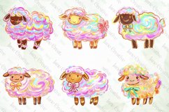 Brushstroke Sheep Easter Sublimation Product Image 3