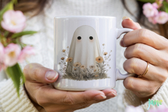 Vintage Fall Ghost Sublimation Product Image 3