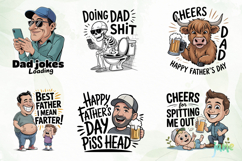 Funny Fathers Day Sublimation Product Image 6