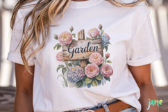 Garden Girl Watercolor Clipart Product Image 5
