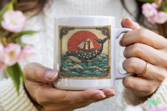 Nautical Vintage Stamp Sublimation Product Image 3