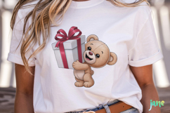 Valentine Teddy Bear Clipart Product Image 5