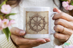 Nautical Vintage Stamp Sublimation Product Image 3