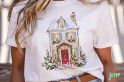 Cozy Christmas Watercolor Clipart Product Image 2