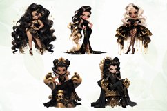 Halloween Goth Queen Sublimation Clipart Product Image 3
