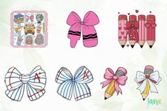 Teacher Coquette Bows SVG PNG Bundle Product Image 3