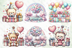Watercolor Happy Birthday Sublimation Product Image 3
