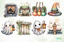 Cute Halloween Clipart Sublimation Product Image 7