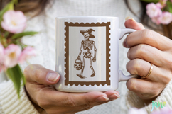 Halloween Postage Stamp SVG Product Image 4