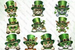 St Patrick’s Day Peeking Cats Clipart Product Image 3