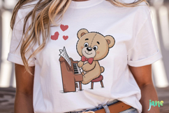 Valentine Teddy Bear Clipart Product Image 5