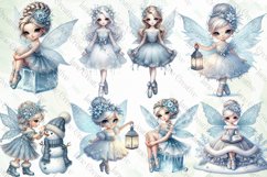 Winter Fairy Sublimation Clipart Product Image 3
