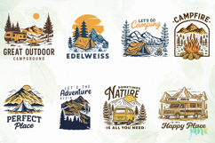 Vintage Outdoor Adventure &amp; Camping SVG Product Image 9