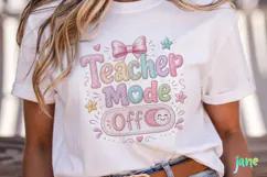 Boho Teacher PNG Clipart Product Image 3