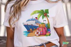 Cruise Ship Clipart Product Image 2