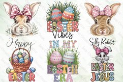 Happy Easter Clipart Sublimation Clipart Product Image 3