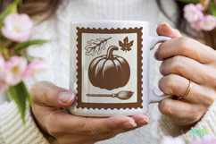 Halloween Postage Stamp SVG Product Image 3