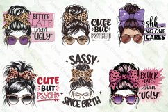 Sarcastic Messy Bun Girl Sublimation Product Image 3
