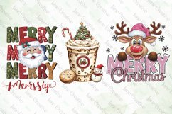 Glitter Christmas Sublimation Clipart Product Image 4