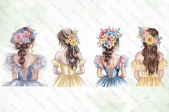 Beautiful Girl With Flowers Sublimation Product Image 4