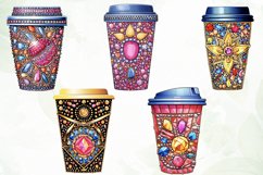 Luxury Sparkling Diamante Coffee Cup Product Image 3