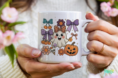 Cute Ghost Halloween Png Clipart Product Image 2