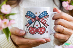 America Cherry 4th of July Sublimation Product Image 2