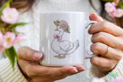 Vintage Goose Clipart Product Image 4