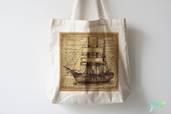 Nautical Vintage Stamp Sublimation Product Image 4
